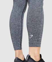 Load image into Gallery viewer, Gymshark Adapt Ombre Seamless Leggings - Black/Black Marl
