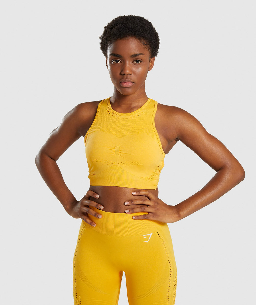 yellow nike bra