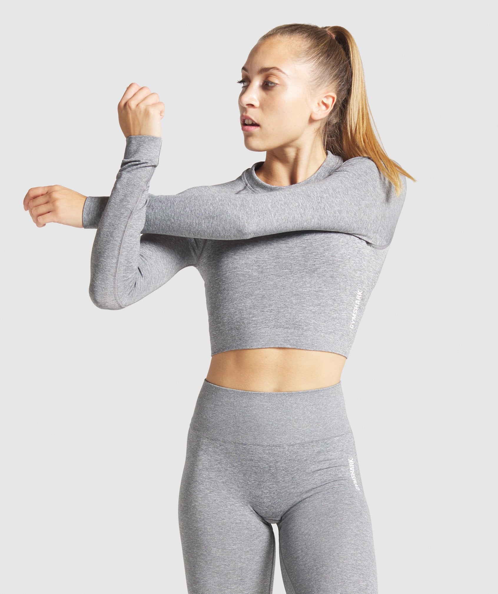 Gaia Yoga Long Sleeve Top - Light Grey Marl, Women's Base Layers & Long  Sleeve Tops
